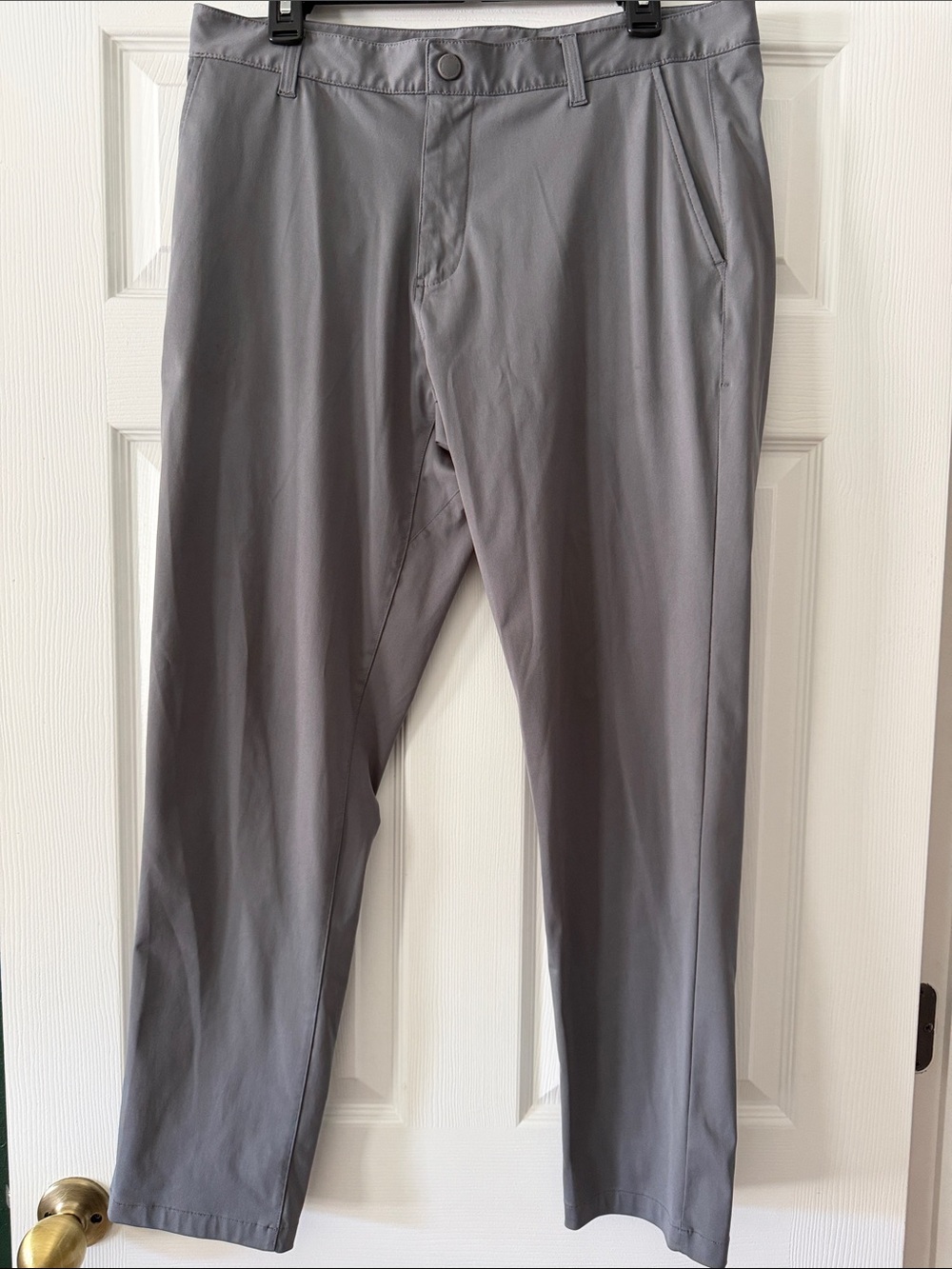 RHONE Commuter Slim Gray Performance Chinos